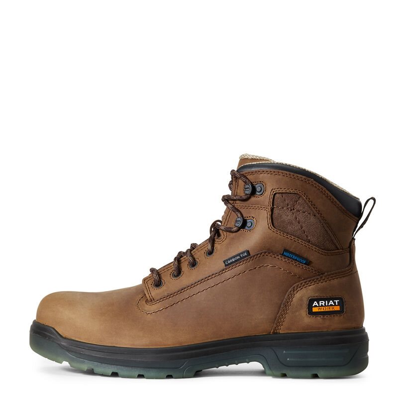 Ariat Work: Turbo 6" H2O CSA Zapatos de Seguridad Hombre - Marrones (YWUCT5603)